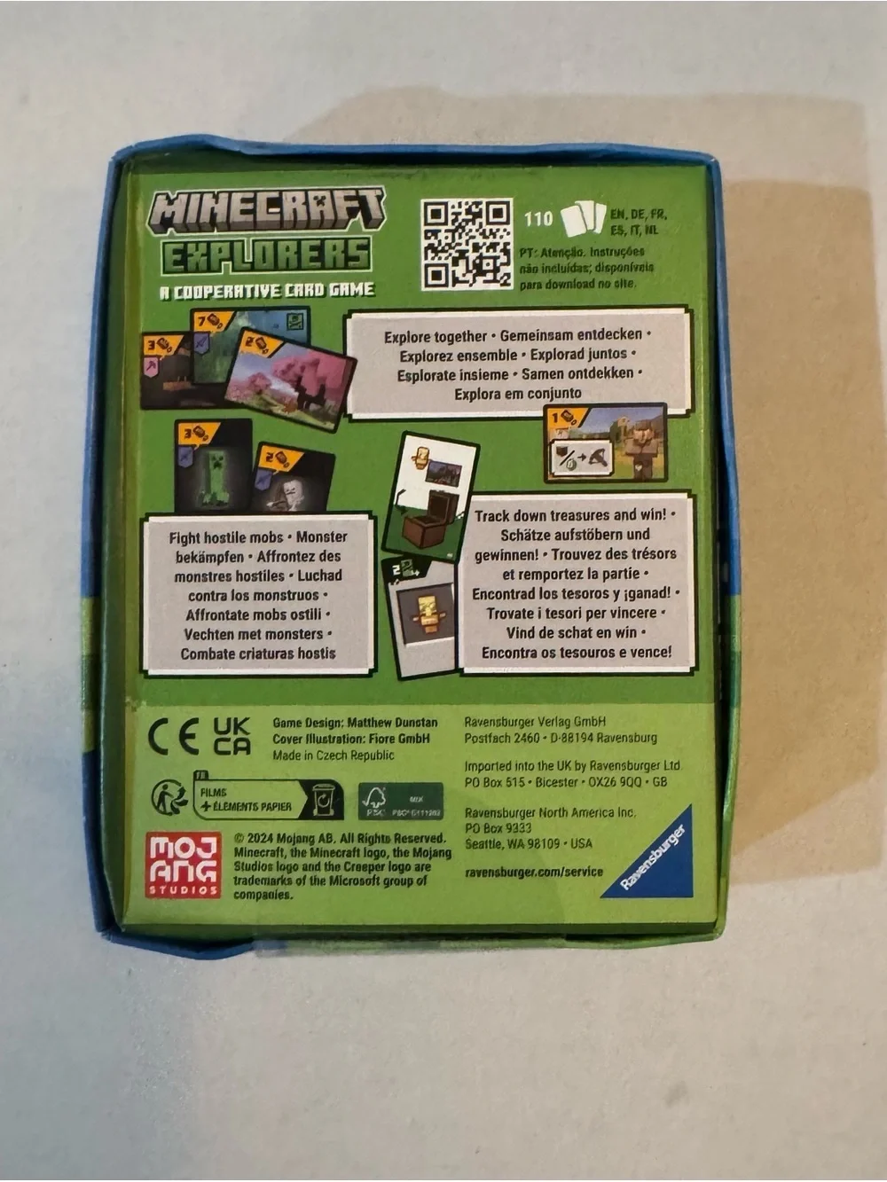 Ravensburger Minecraft Explorers - Cooperative Card Game, Children Ages 8+